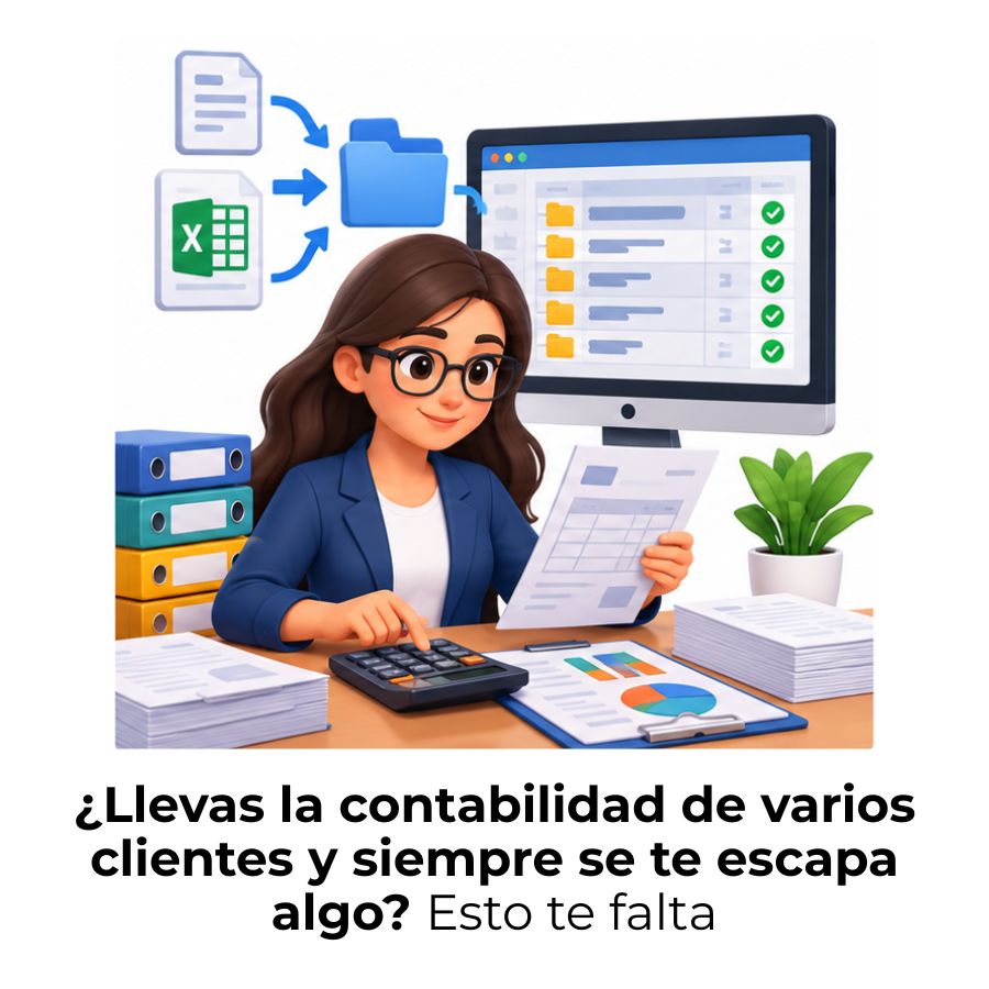 cómo llevar la contabilidad electrónica de varios clientes