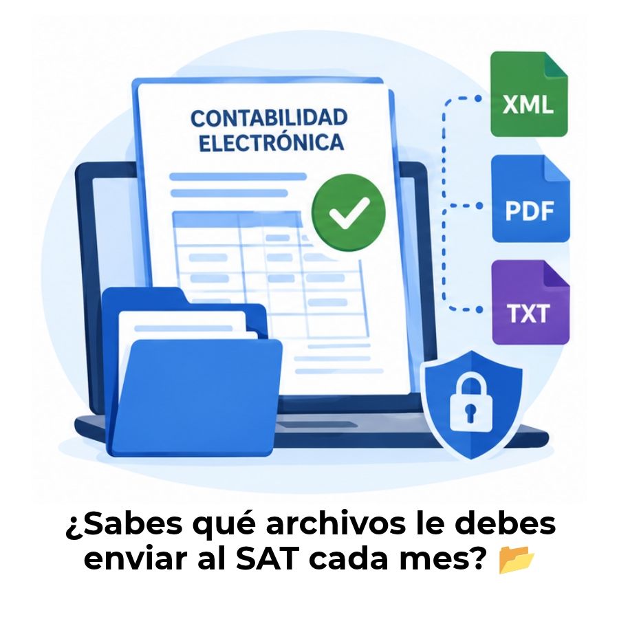 requisitos para enviar la contabilidad electrónica