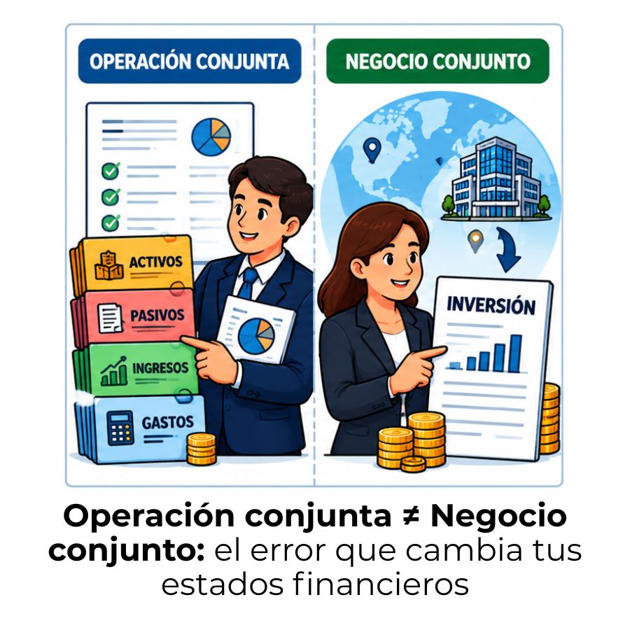 operación conjunta y negocio conjunto