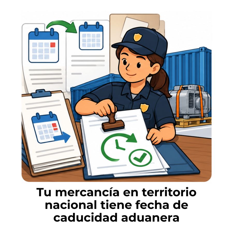 plazo para la admisión temporal y su prórroga