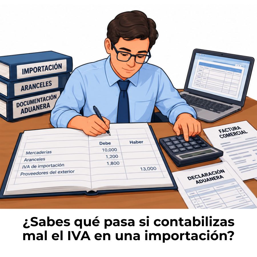 qué es el registro contable de una importación