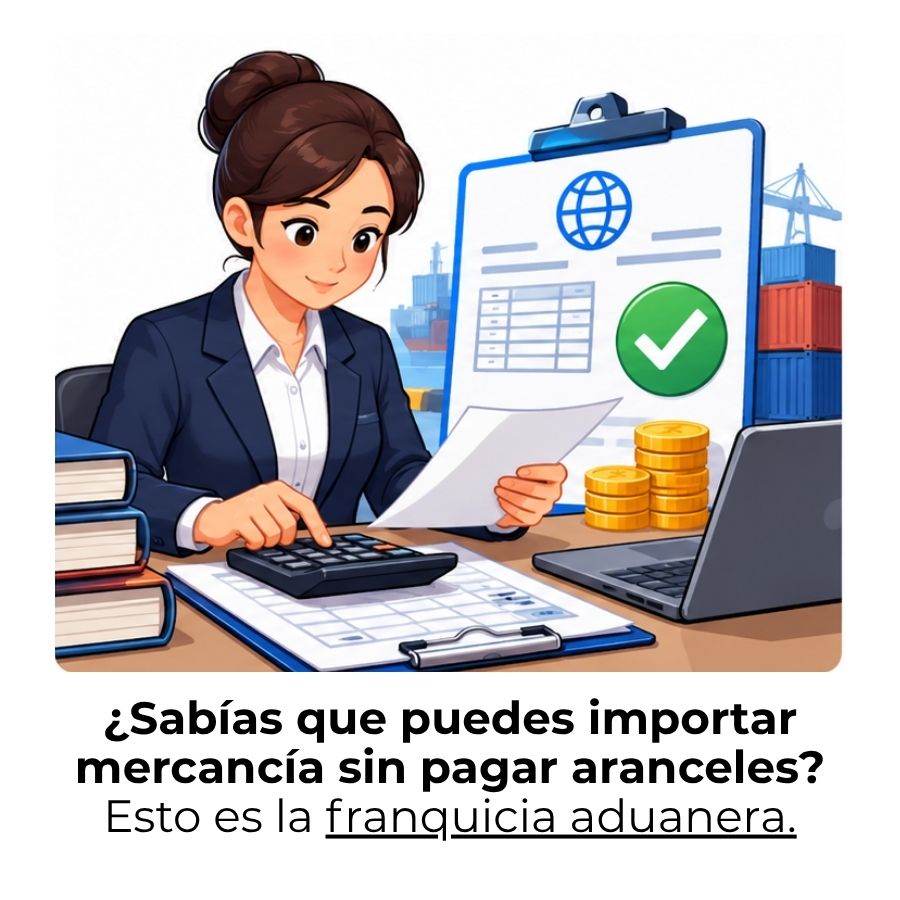 qué es la franquicia aduanera y la exención de derechos