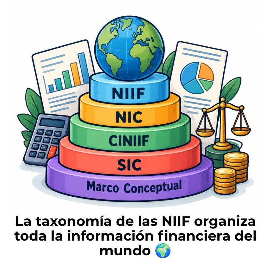 qué es la taxonomía de las NIIF