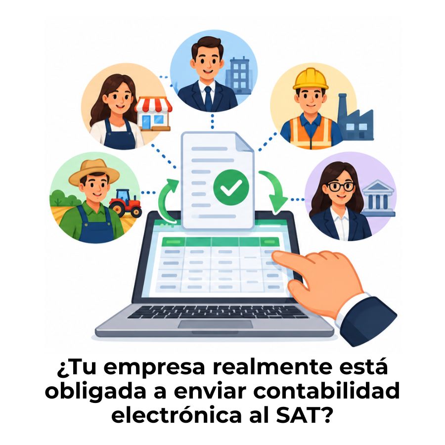 quién está obligado a llevar la contabilidad electrónica