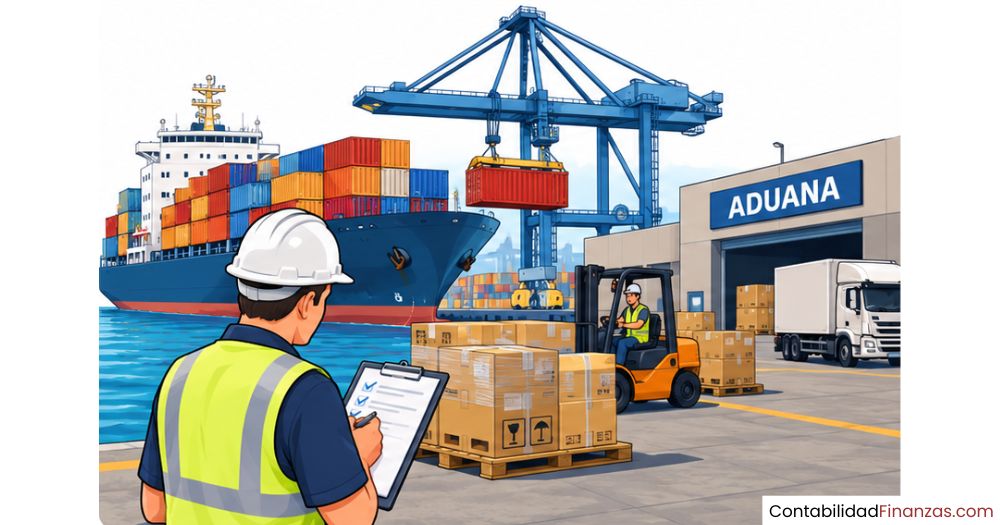 registro contable de una importación de mercancías