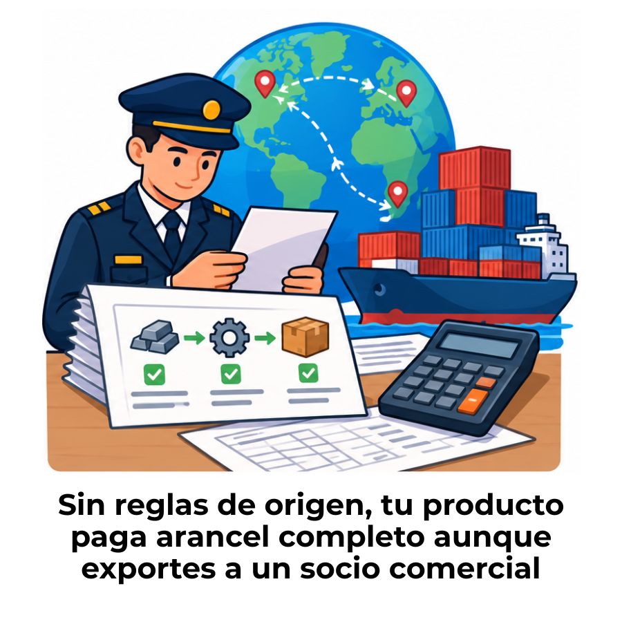 reglas de origen aplicables en tratados comerciales internacionales