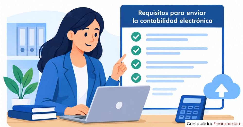 requisitos para enviar la contabilidad electrónica