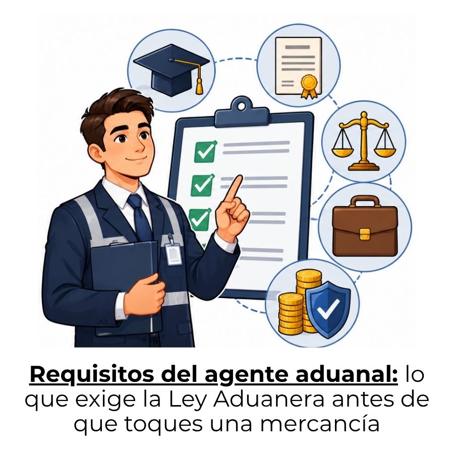 requisitos para operar como agente aduanal en México