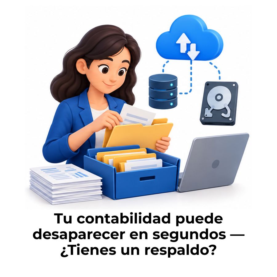 cómo respaldar la contabilidad de una empresa